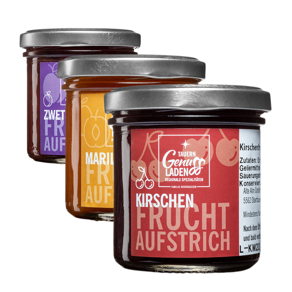 Auswahl an Fruchtaufstrichen