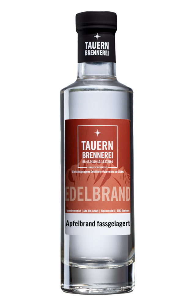 Apfelbrand fassgelagert aus Obertauern