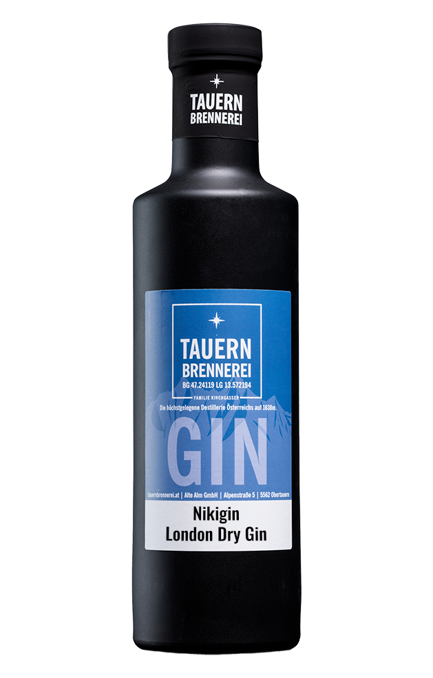Nikigin london dry gin aus Obertauern
